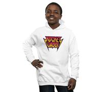 Marvel Boy's Guardians Of The Galaxy Vol. 2 Rocket & Groot Metal Logo Hoodie in White | Size: 5-6 Years Marvel White 5-6 Years