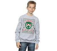 Marvel Boy's Guardians Of The Galaxy Vol. 2 Star Lord Fair Isle Sweatshirt in Grey | Size: 12-13 Years Marvel Grey 12-13 Years