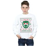 Marvel Boy's Guardians Of The Galaxy Vol. 2 Star Lord Fair Isle Sweatshirt in White | Size: 9 Years Marvel White 9 Years