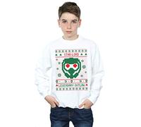 Marvel Boys Guardians Of The Galaxy Vol. 2 Star Lord Fair Isle Sweatshirt White 12-13 years