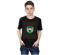 Marvel Boy's Guardians Of The Galaxy Vol. 2 Star Lord Fair Isle T-Shirt in Black | Size: 7-8 Years Marvel Black 7-8 Years