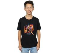Marvel Boy's Guardians Of The Galaxy Vol. 2 Team Poster T-Shirt in Black | Size: 7-8 Years Marvel Black 7-8 Years