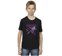 Marvel Boy's Hawkeye Shoots T-Shirt in Black | Size: 7-8 Years Marvel Black 7-8 Years