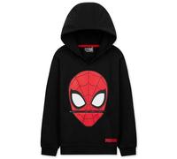 Marvel Boys Hoodie - Spiderman Hooded Sweatshirt Warm Soft Lounge Wear Activewear Pullover 3-12 Years - Gifts for Boys (11-12 Years, Black)