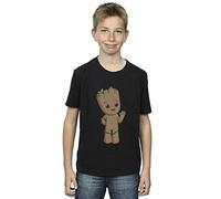 Marvel Boys I Am Groot Cute Groot T-Shirt Black 3-4 Years