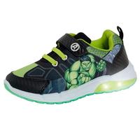 Marvel Boys Incredible Hulk Light Up Trainers Kids Avengers Skate Shoes Pumps
