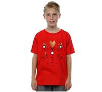 Marvel Boy's Iron Man Armoured Suit T-Shirt in Red | Size: 3-4 Years Marvel Red 3-4 Years