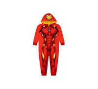 Marvel Boy's Iron Man Onesie in Red | Size: 9-10 Years Marvel Red 9-10 Years