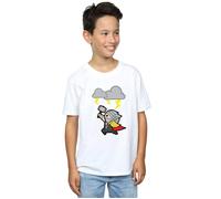 Marvel Boy's Kawaii Thor God Of Thunder T-Shirt in White | Size: 9 Years Marvel White 9 Years