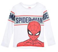 Marvel Boys Kids Spider-Man Long Sleeve T-Shirt White