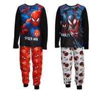 Marvel Boy's Logo Long Pyjama Set Pack of 2 | Size: 9-10 Years Marvel Multicolor 9-10 Years