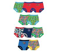 Marvel Boys Potty Training Pants, Success Chart & Stickers with Spiderman, Iron Man, Hulk & More Sizes 18m-4t Baby and Toddler Underwear, 10-Pack Superhero Friends, 18 Months (Pack of 10)