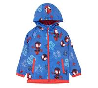 Marvel Boys Rain Jacket, Spidey And His Amazing Friends Kids Raincoat, Superhero Boys Rain Jacket, Blue 5-6 Years