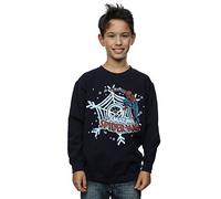 Marvel Boys Spider-Man Christmas Sweatshirt 12-13 years Navy Blue