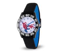 Marvel Boy's 'Spider-Man' Quartz Plastic and Nylon Casual Watch, Color:Black (Model: WMA000176)