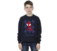 Marvel Boys Spider-Man Rescue Sweatshirt Navy Blue 5-6 Years