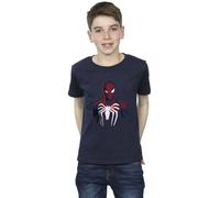 Marvel Boys Spider-Man Shadow T-Shirt Navy Blue 12-13 Years