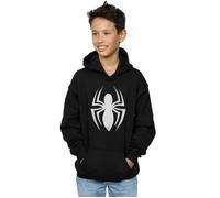 Marvel Boy's Spider-Man Ultimate Spider Logo Hoodie in Black | Size: 12-13 Years Marvel Black 12-13 Years