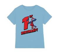 Marvel Boy's Spiderman Birthday 1 Unisex Kids T Shirt T-Shirt