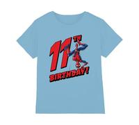 Marvel Boy's Spiderman Birthday 11 Unisex Kids T Shirt T-Shirt