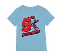 Marvel Boy's Spiderman Birthday 5 Unisex Kids T Shirt T-Shirt