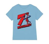 Marvel Boy's Spiderman Birthday 7 Unisex Kids T Shirt T-Shirt
