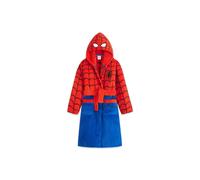 Marvel Boy's Spiderman Dressing Gown in Red | Size: 5-6 Years Marvel Red 5-6 Years