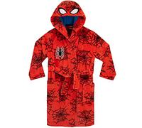Marvel Boys Spiderman Dressing Gown Red Age 4 to 5 Years
