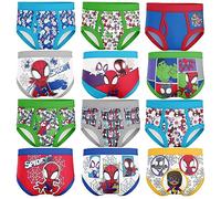 Marvel Boys' Spiderman Friends UNBOXING of 12PK Cotton Briefs with Potty Training Chart and Stickers Sizes 2/3T, 4T, 5T, SpidyFriends12pkBOX