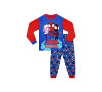 Marvel Boy's Spiderman Long Sleeve Pyjamas in Blue | Size: 10-11 Years Marvel Blue 10-11 Years