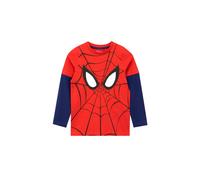 Marvel Boy's Spiderman Long Sleeve Top in Red | Size: 8-9 Years Marvel Red 8-9 Years