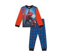 Marvel Boys Spiderman Pyjamas Pjs Ages 2 to 12 Years Old, Official Merchandise (7-8 Years) Blue