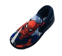 Marvel Boys Spiderman Slippers, Blue, Size 8-2