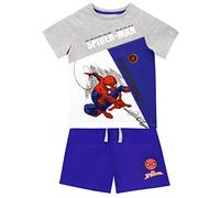 Marvel Boys Spiderman T-Shirt and Shorts Set Multicoloured Age 9 to 10 Years