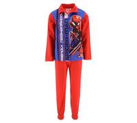 Marvel Boys Spiderman Tracksuit 2 Piece Set Boys Red Sports Suit Sweatshirt and Trousers Gift for Boys, red, 6 Years