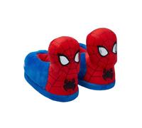 Marvel Boys Spidey And His Amazing Friends Boys Slippers | Fun 3D Plush Feature, Rubber Badge, Shiny Reflective Eyes, Lightweight Slip Ons, Novelty Slippers For Christmas And Birthdays