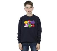 Marvel Boys Spidey and His Amazing Friends Faces Sweatshirt Navy Blue 5-6 Years