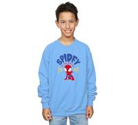 Marvel Boys Spidey and His Amazing Friends Rescue Sweatshirt Baby Blue 9-11 Years
