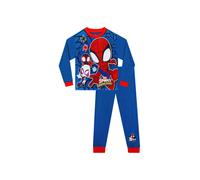 Marvel Boy's Spidey & His Amazing Friends Pyjamas in Blue | Size: 7-8 Years Marvel Blue 7-8 Years