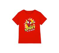 Marvel Boy's Spidey & His Amazing Friends Spidey To The Rescue T-Shirt in Red | Size: 5-6 Years Marvel Red 5-6 Years