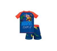 Marvel Boy's Team Up Avengers Two Piece Swim Set in Red | Size: 8-9 Years Marvel Red 8-9 Years