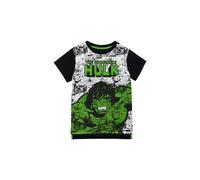 Marvel Boy's The Incredible Hulk T-Shirt in Black | Size: 9-10 Years Marvel Black 9-10 Years