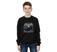 Marvel Boys The Punisher Battle Van Sweatshirt Black 9-11 Years