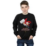 Marvel Boys Thor The Mighty Avenger Sweatshirt 5-6 Years Black