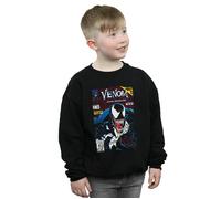 Marvel Boy's Venom Lethal Protector Sweatshirt in Black | Size: 12-13 Years Marvel Black 12-13 Years