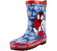 Marvel Boys Wellies | Spiderman Wellies | Spidey And His Amazing Friends Boys Boots | Kids Wellington Boots | Blue 8