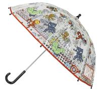 Marvel Bubble Umbrella - Manual Opening - Superhero Print - Made in 100% POE with Fiberglass Structure - Original Product Designed in Spain