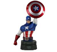 Marvel Bust Captain America Figurine in Blue Marvel Blue