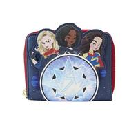 Loungefly Marvel: The Marvels Group Zip Around Wallet