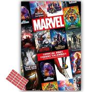 Marvel Calendar 2026 A3 Deluxe Special Edition Calendar With Detachable Artwork For Framing Includes Free Organisational Stickers